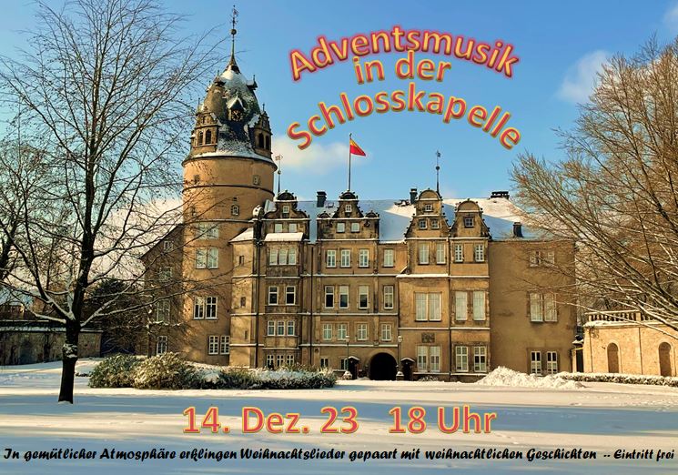 Adventsmusik im Schloss am 14.12.23 um 18 Uhr